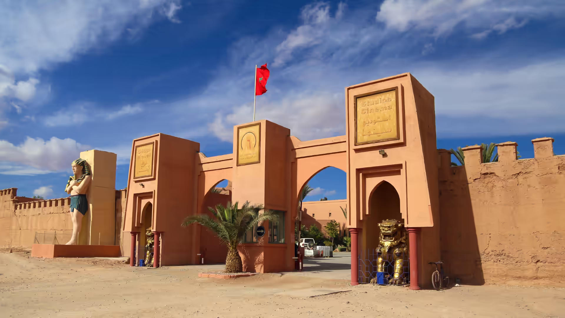 Decorados de los Estudios Atlas de cine en Ouarzazate